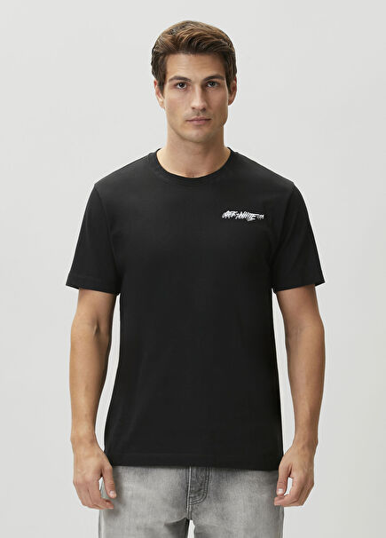 Black Logo Printed T-Shirt