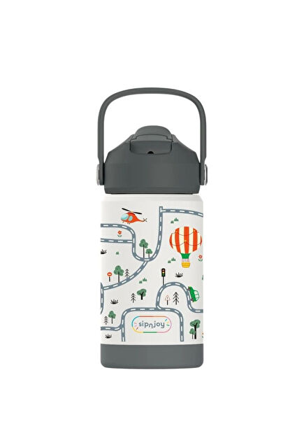 FlipSip Adventure Trail Çelik Çocuk Su Termosu 360 ml 