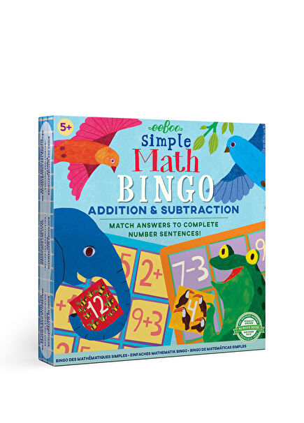 Simple Math Bingo Box Game