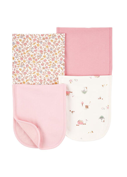 Pink Baby Girl Shoulder Cloth