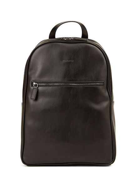 Black Branded Men's Backpack