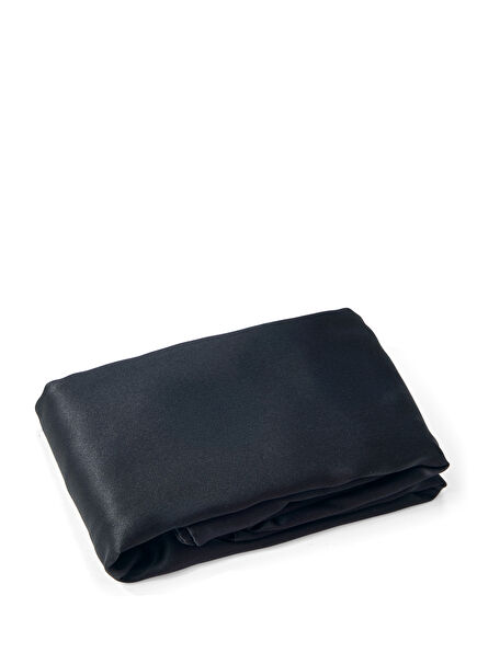 Siyah İpek Yastık Kılıfı 50 x 70 cm