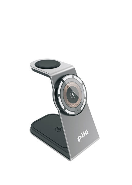 Black Aluminum Magsafe Wireless Charging Stand