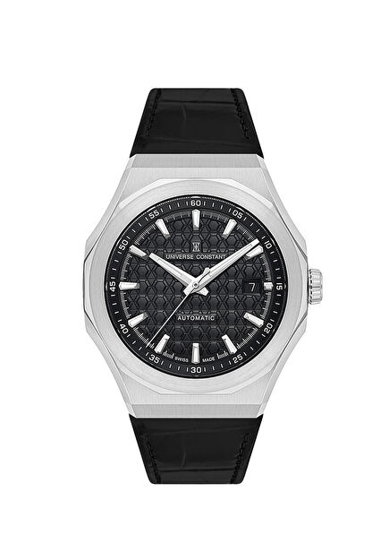 UC5438 Siyah Çelik Erkek Kol Saati
