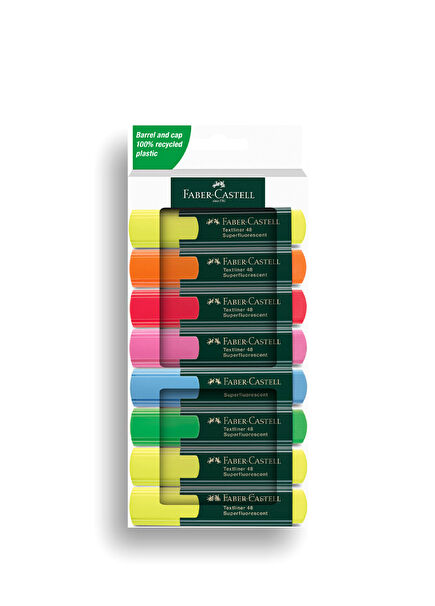 Water Based Set of 8 Highlighter Pens