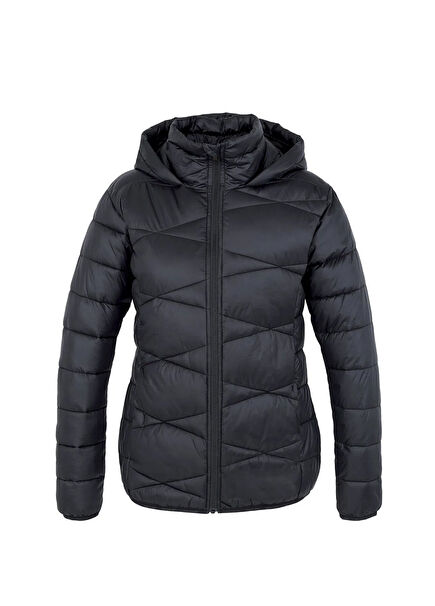 Betlis Anthracite Kapüşonlu Kadın Outdoor Mont