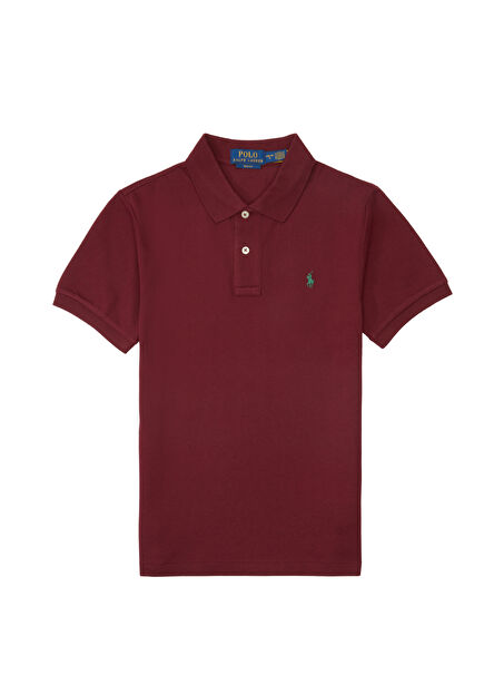 Bordo Erkek Çocuk Polo T-shirt