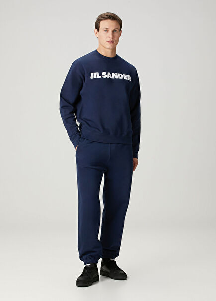 Lacivert Beli Kordonlu Jogger Eşofman Altı