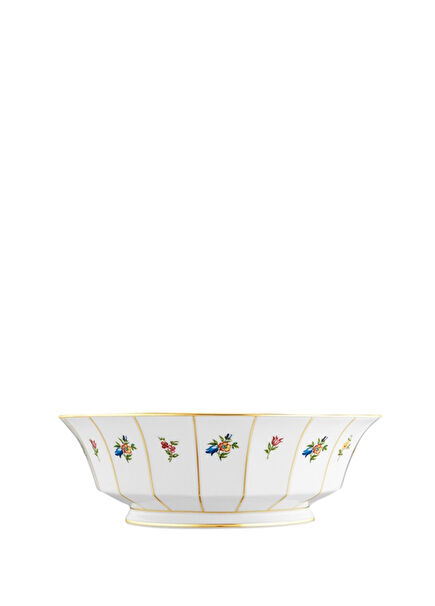 Grecque Mille Fleurs Porselen Salata Kasesi