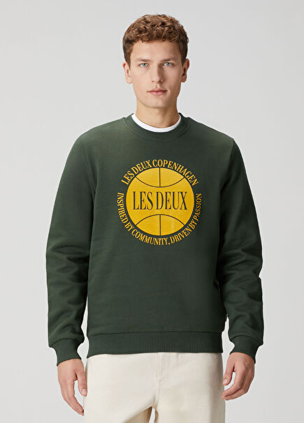 Ben Basketball Koyu Yeşil Sweatshirt