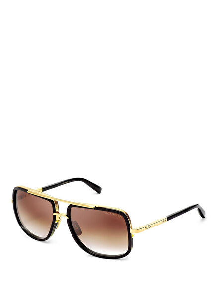 Mach One DRX-2030B-59 Black/Gold Color Acetate Men's Sunglasses