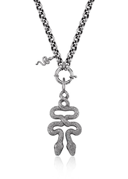 Silus Erkek Gümüş Kolye