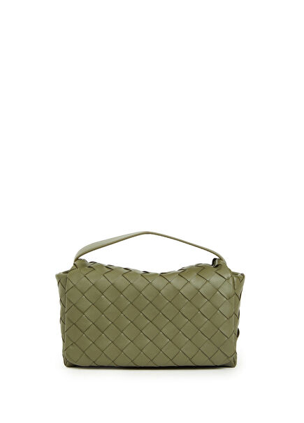 Green Men's Leather Bag
