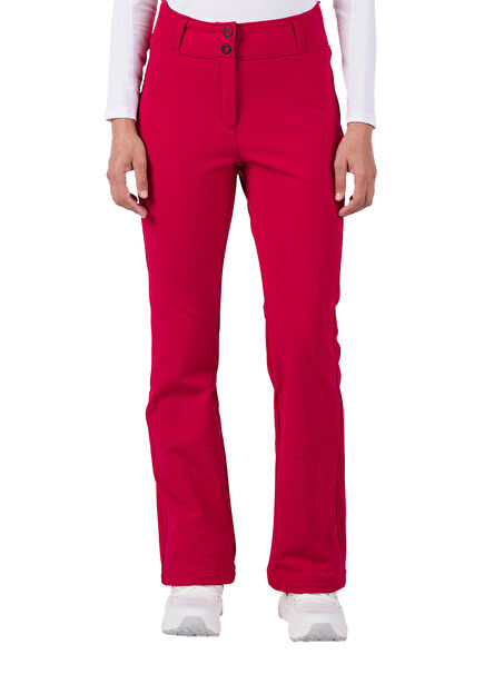 W ski softsehll red women's ski pants
