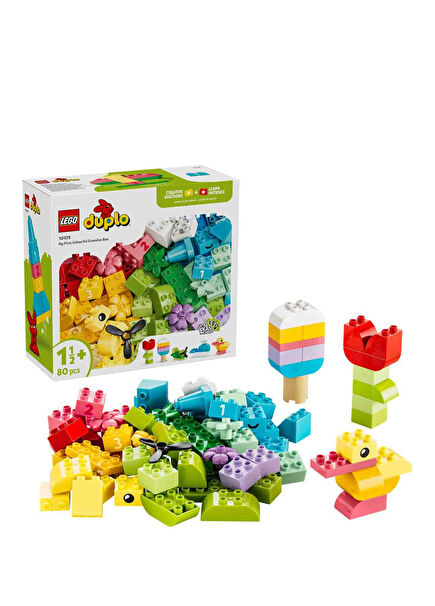Duplo Classic Colorful Creative Box 80 Pieces 1.5+ Years Building Toy 10479