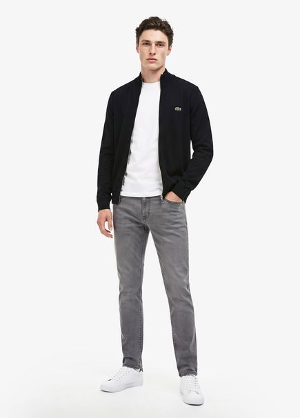 Gri Slim Fit Erkek Jean Pantolon