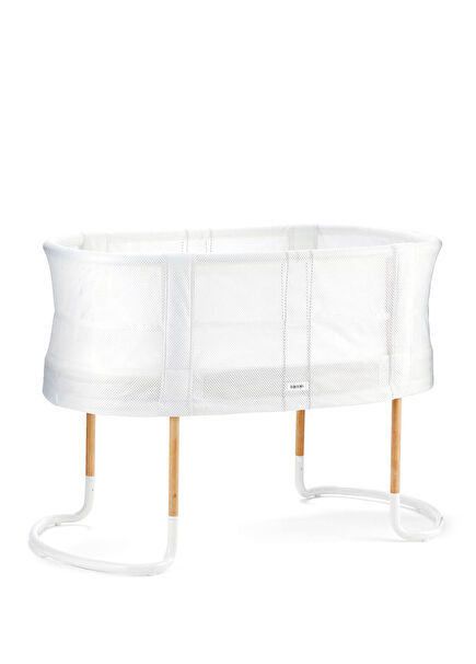 Crib Beyaz İki Katlı Bebek Beşiği