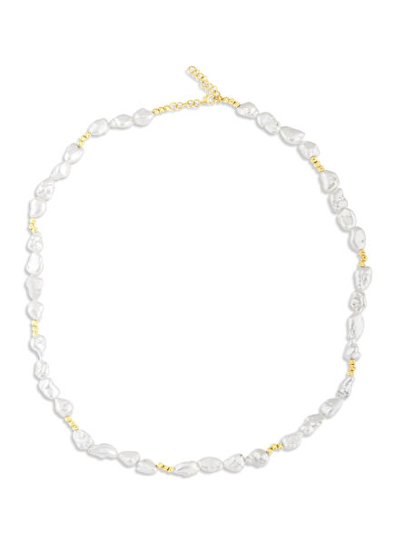 Deep Sea 14K Yellow Gold Women's Pearl Necklace