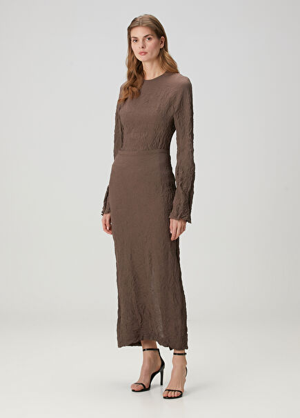Brown Maxi Skirt
