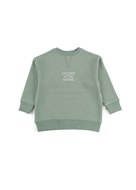 Green Organic Cotton Unisex Baby Sweatshirt