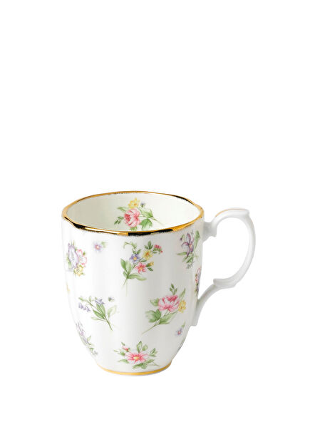 100 Years 1920 Spring Meadow Desenli Fine Bone Porselen Kupa