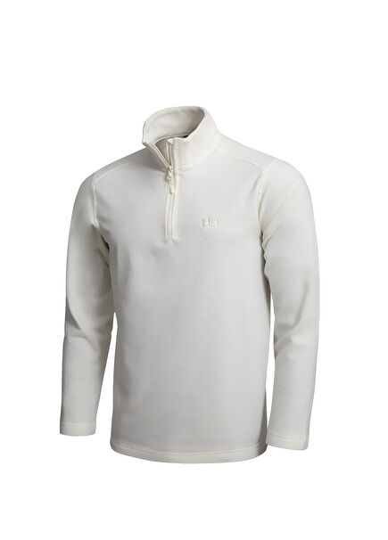 Light Halfzip Light Beige Men's Fleece Sweatshirt