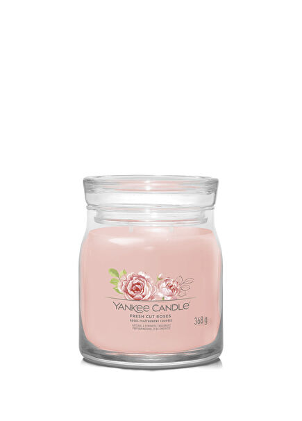Fresh Cut Roses Medium Scented Candle 368 gr