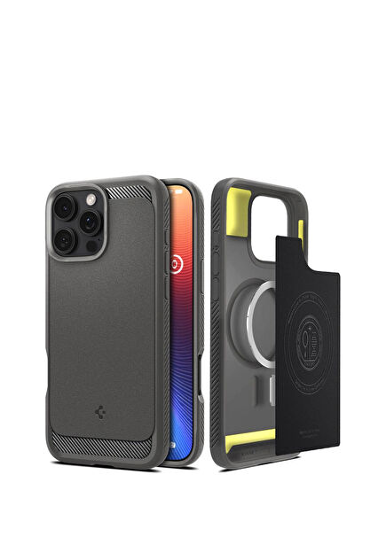 iPhone 16 Pro Max Rugged Armor MagFit MagSafe Uyumlu Telefon Kılıfı