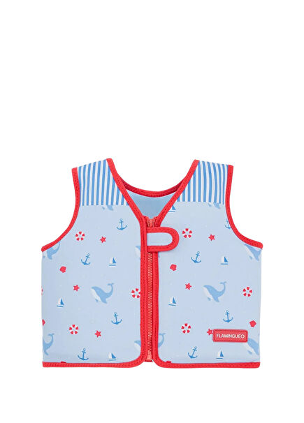 Neoprene Dolphin Blue Kids Swim Vest