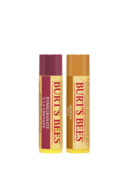 Nar Aromalı Dudak Bakım Kremi ve Bal Aromalı Lip Balm