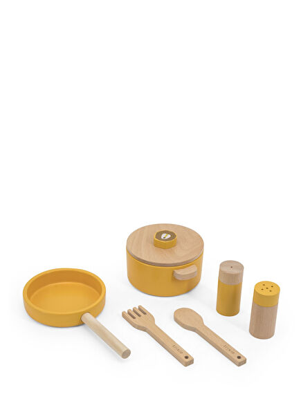 Mr Lion Ahşap Yemek Seti