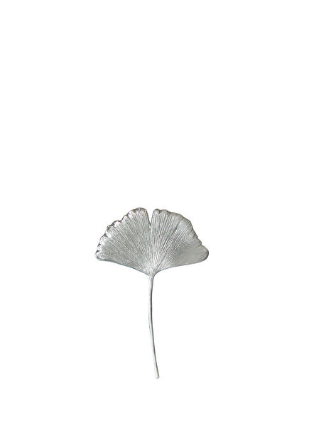 Ginkgo 925 Ayar Gümüş Unisex Broş