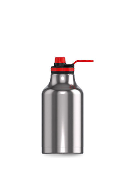Inox Isı Yalıtımlı Gri Çelik Termos 2 lt