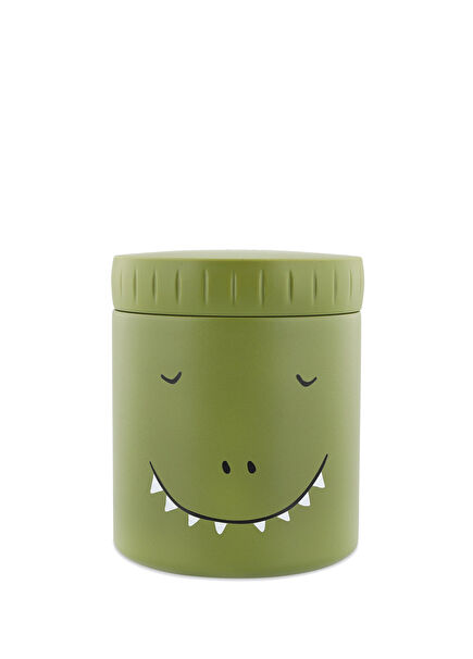 Mr. Dino Green Insulated Food Jar