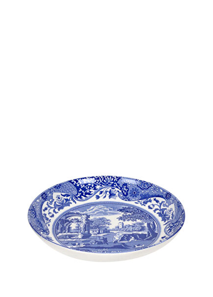 Blue Italian Çok Renkli Makarna Tabağı