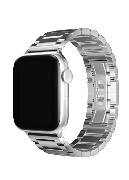 Gloss Loop Apple Watch 38/40/41 mm Uyumlu Gümüş Çelik Kordon