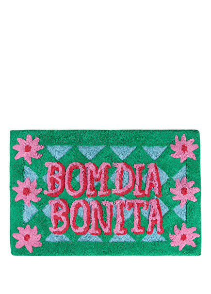 Punjab Green Cotton Bath Mat 60 x 90 cm