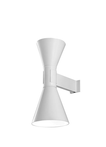 Marseille White Aluminum Mini Sconce