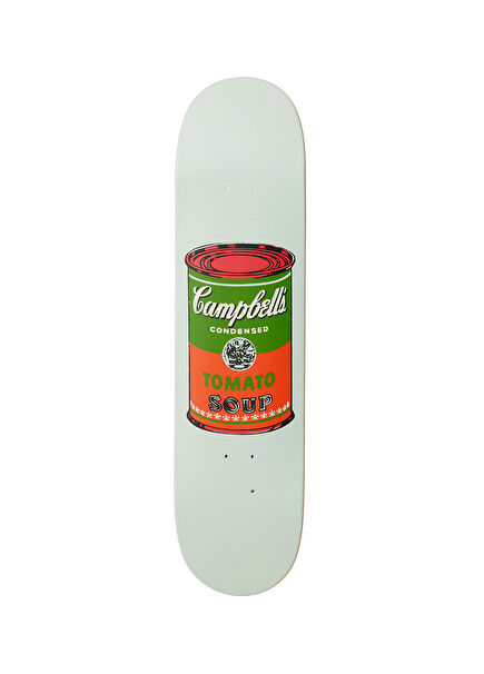 Andy Warhol Colored Campbell's Soup Skateboard Dec