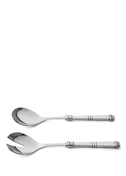 Pewter Salad Serving Set 26 cm