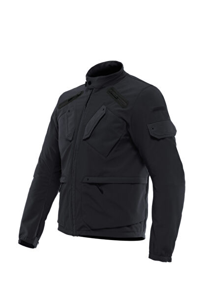 Lario Black Men's Motorcycle Jacket