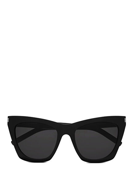 Black Geometric-Shaped Women's Sunglasses