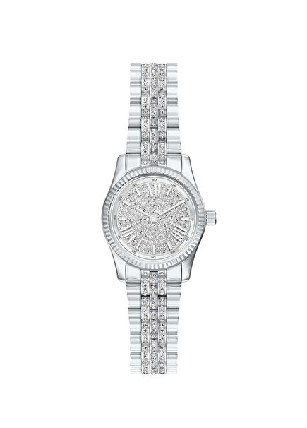 MK7577 Metallic Grey Steel Ladies' Watch