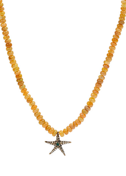 Emerald Opal Women's Gold Necklace