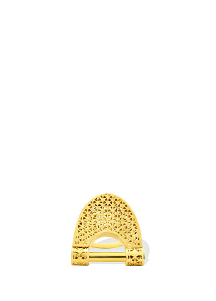 New Moon Women's Gold Ring