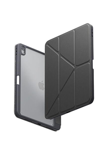 Moven iPad Air 11 2024 Gri Standlı Tablet Kılıfı