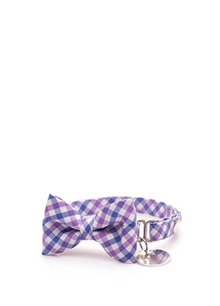 Amor Purple Bow Tie Cat Collar
