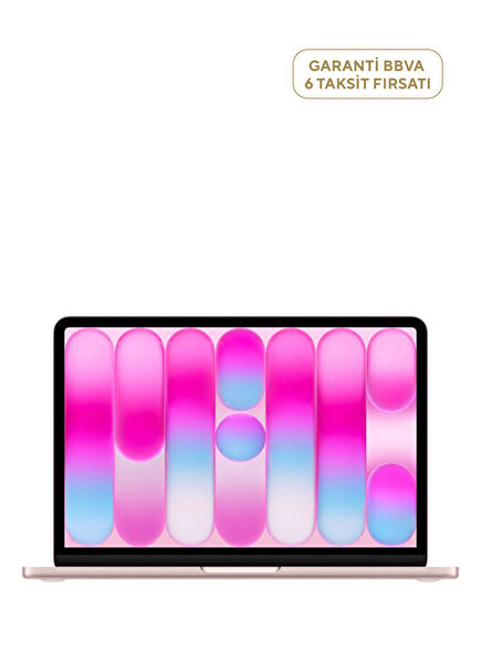 MacBook Neo 13" A18 Pro Çip 6 Çekirdekli CPU 5 Çekirdekli GPU 8GB Bellek 512GB SSD Touch ID Pastel Pembe Laptop MHFJ4TU/A