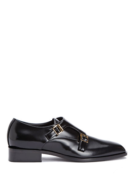 Black Leather Tuxedo Shoes