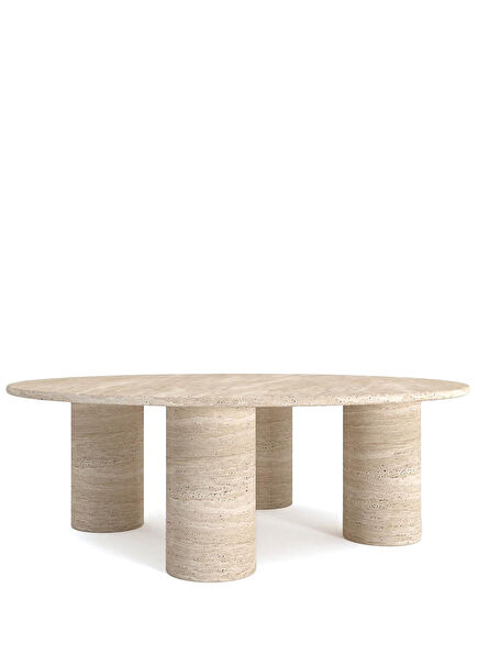 Eclipse Travertine Coffee Table